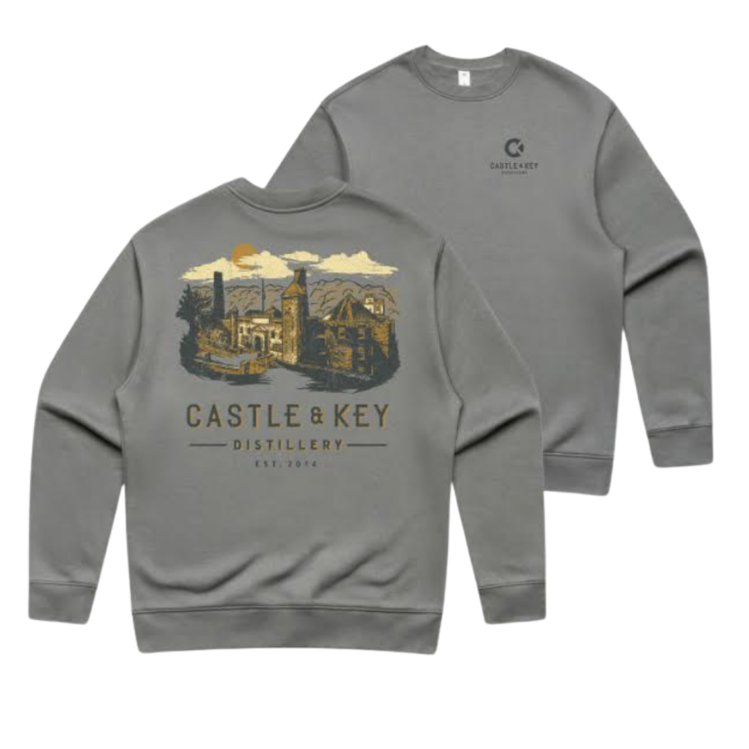Castle Print Crewneck Sweatshirt