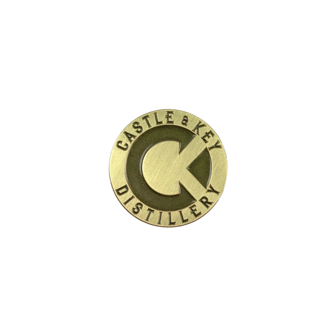 Castle & Key Logo Lapel Pin