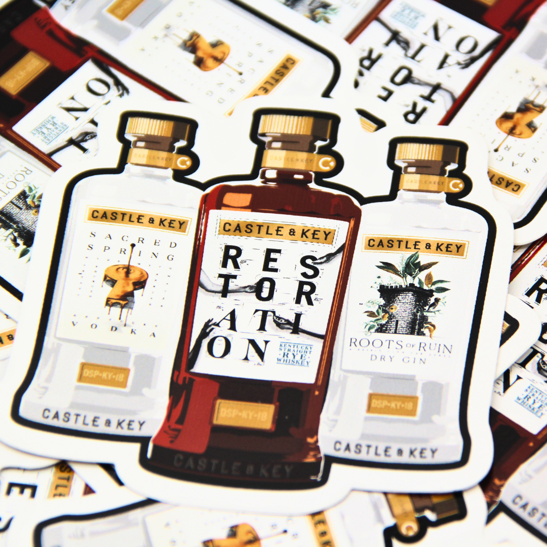 Bottle Trio Decal