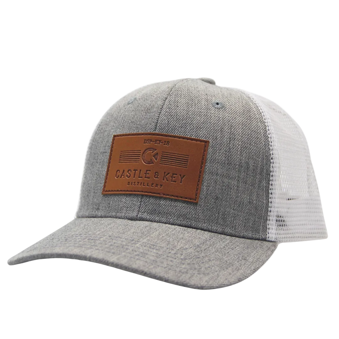 Castle & Key Leather Patch Mesh Back Hat