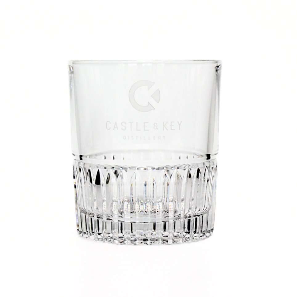 logo sterling cut rocks glass