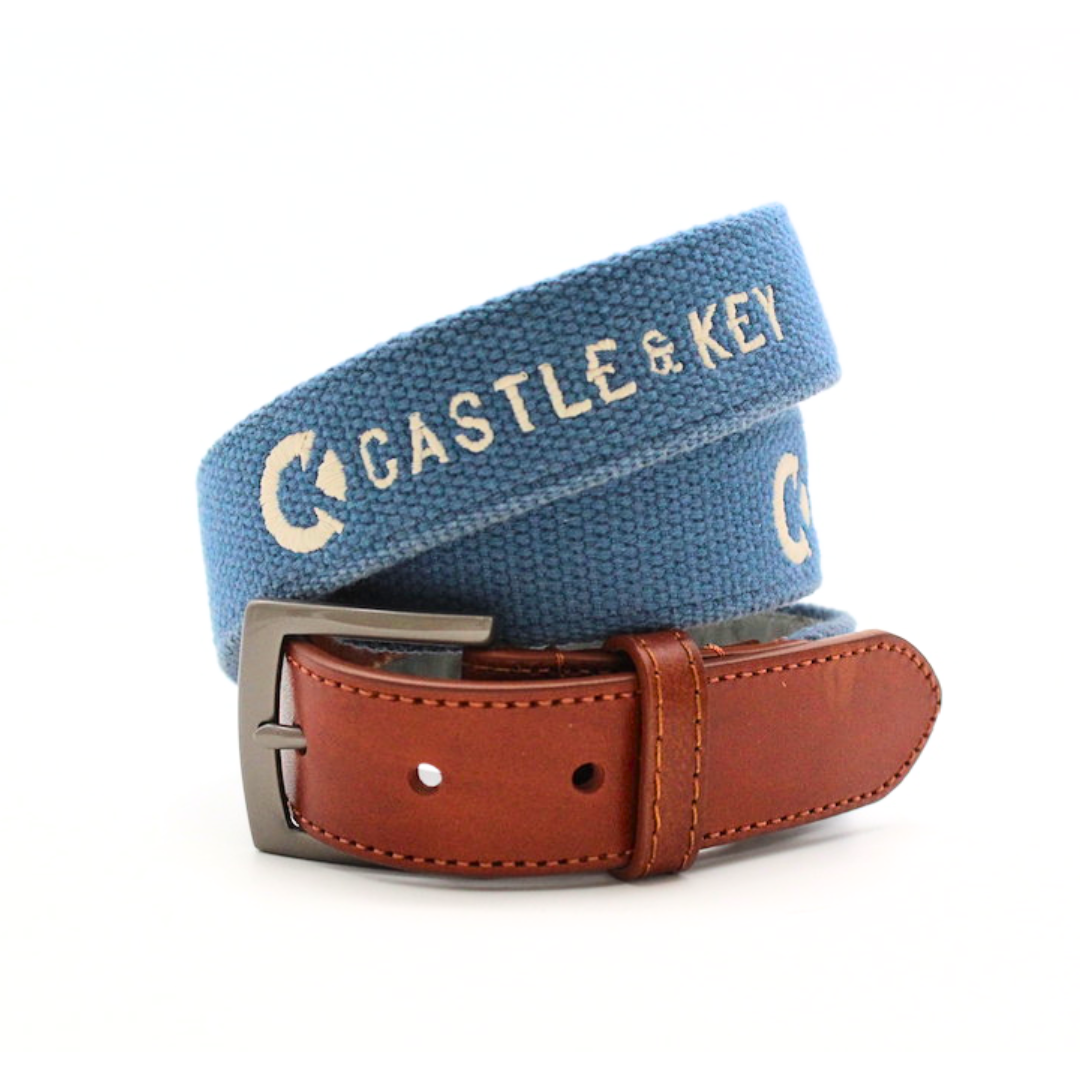 Castle & Key Logo Belt