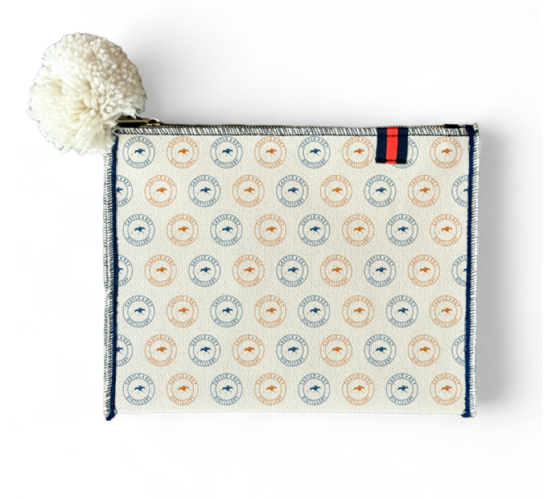 HDG Castle & Key x Keeneland Collaboration Zip Pouch