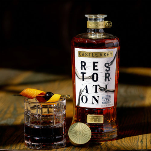 Restoration Rye Black Manhattan