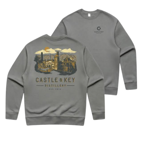 Castle Print Crewneck Sweatshirt