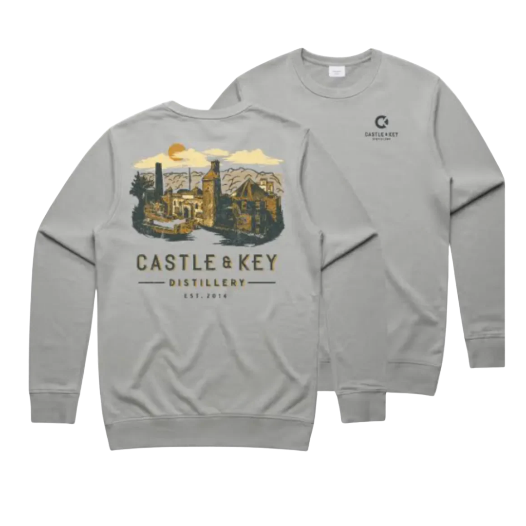 Castle Print Crewneck Sweatshirt