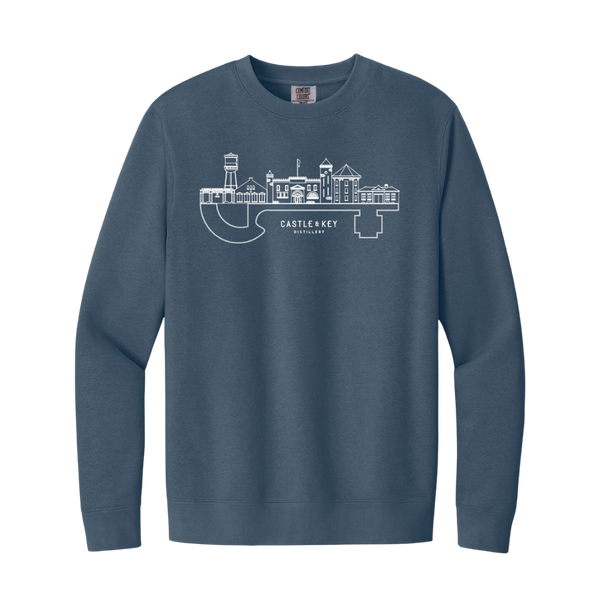 Castle & Key Skyline Crewneck Sweatshirt