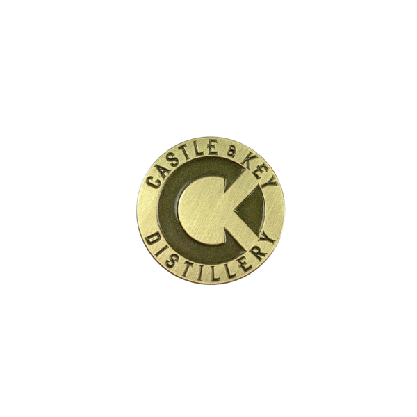 Castle & Key Logo Lapel Pin