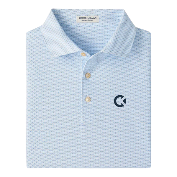 Peter Millar Football Geo Performance Jersey Polo