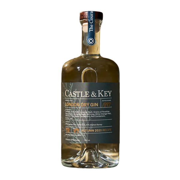 Castle & Key London Dry Gin Autumn 2020 bottle 