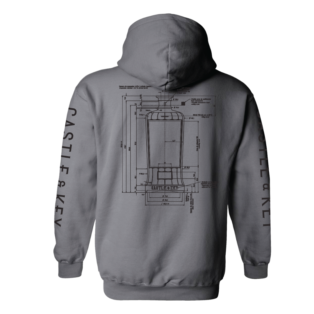 Bottle Blueprint Hoodie