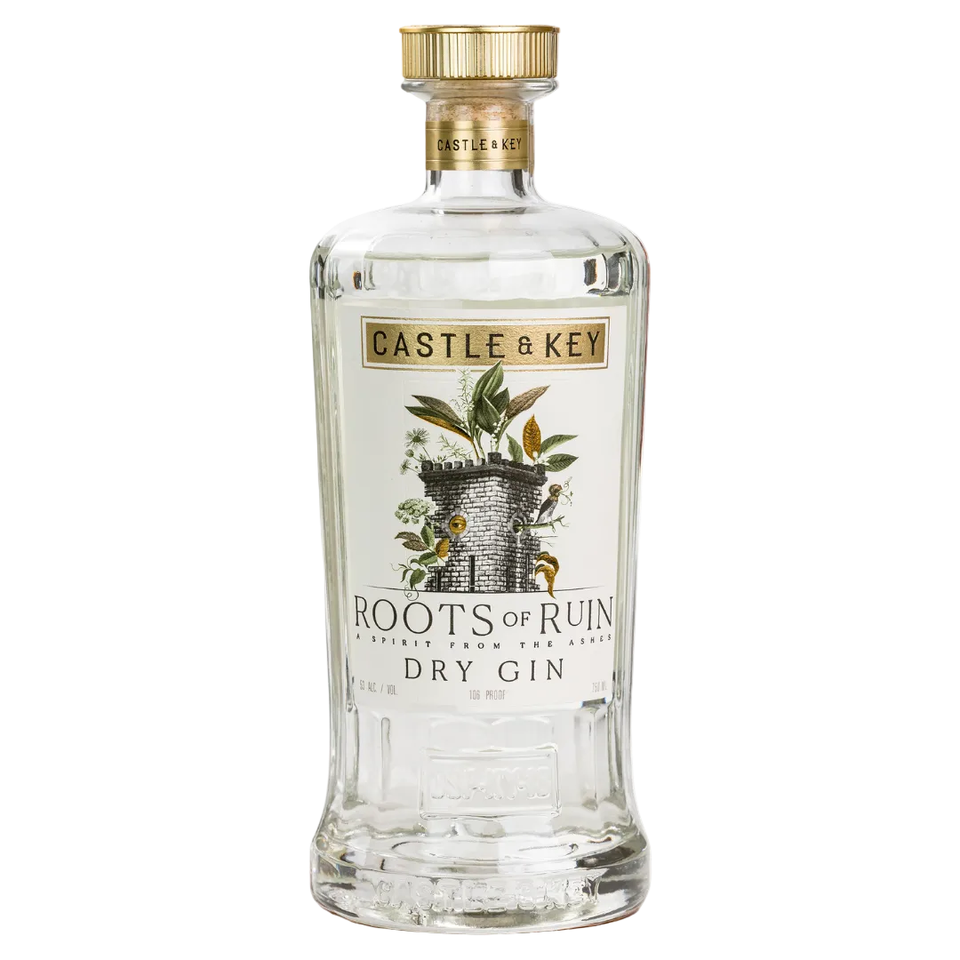 Bottle of Castle & Key Roots of Ruin Dry Gin 