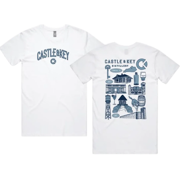 Castle & Key Collage Tee