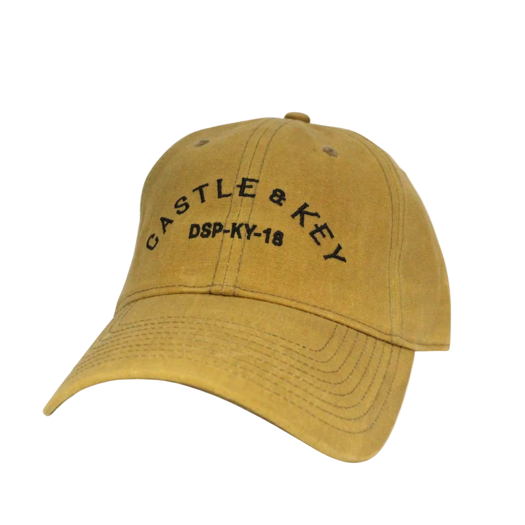 Castle & Key Arch Logo Waxed Canvas Hat - Copper