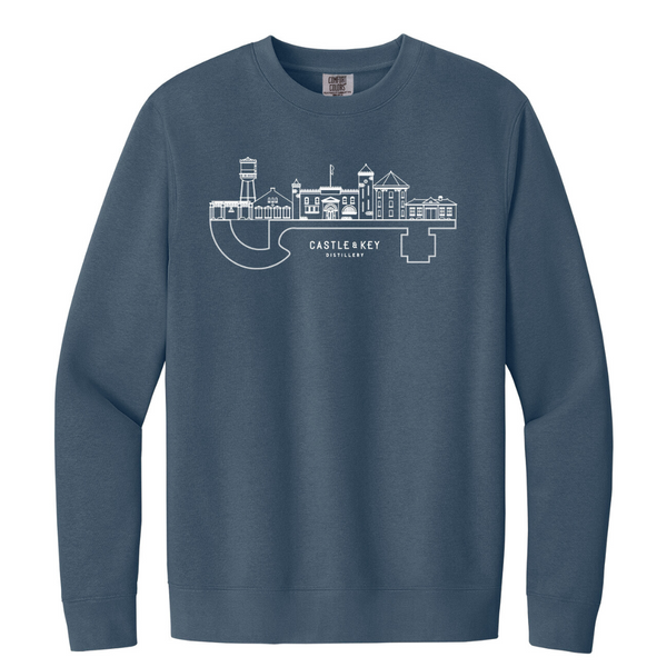 Castle & Key Skyline Crewneck Sweatshirt