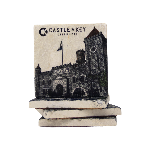 Castle & Key Castle Ceramic Coaster