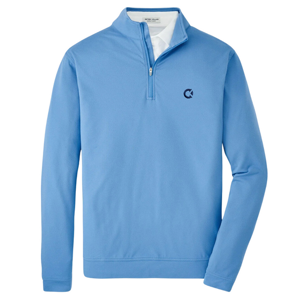Volante ビスポーク　ヤンギルカシミヤ Peter Millar Perth Cross Hatch Performance Quarter-Zip – Castle