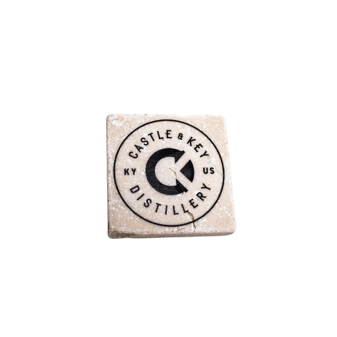 Castle & Key Logo Ceramic Magnet